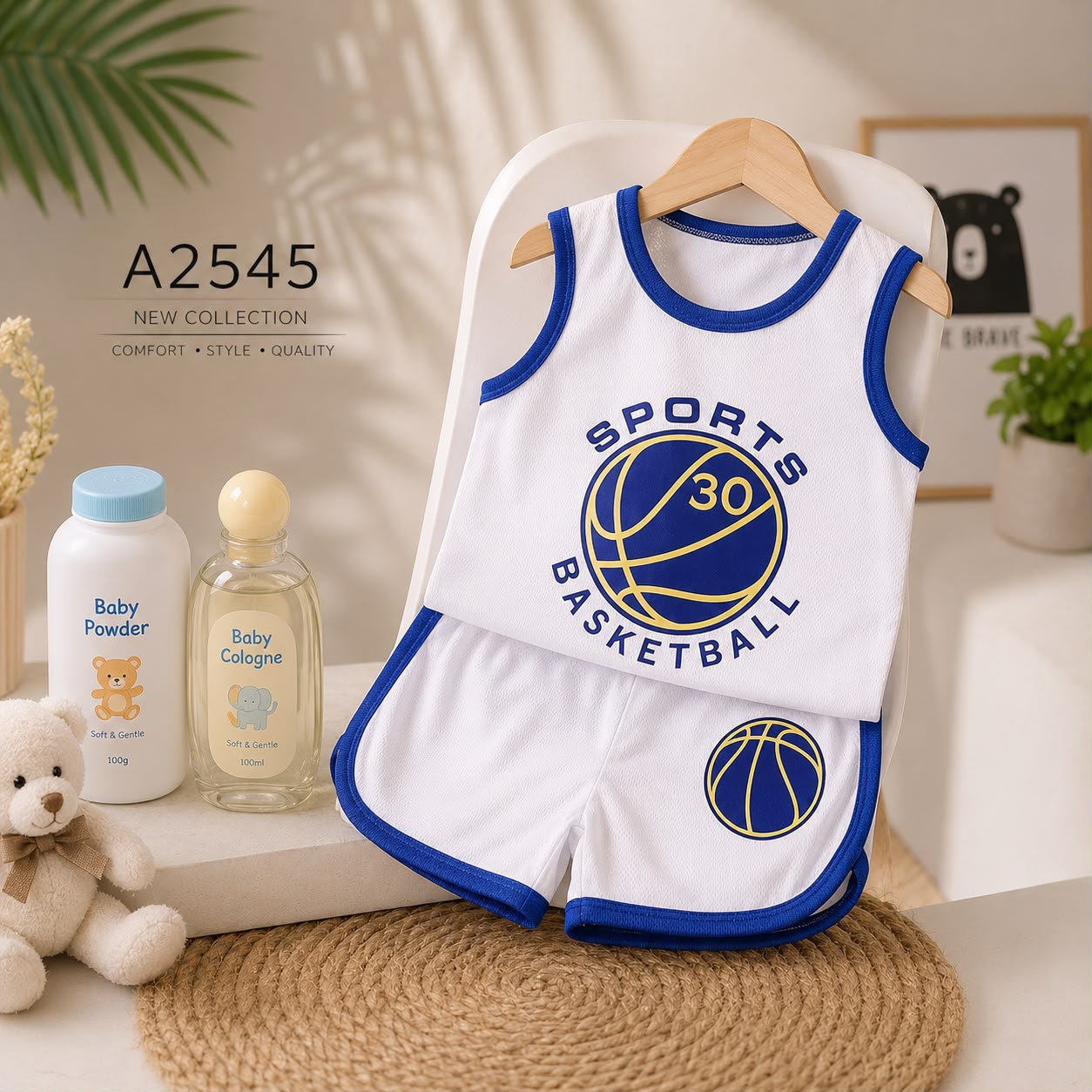 بيجامة أطفال BA2545 | مقاس 2 إلى 9