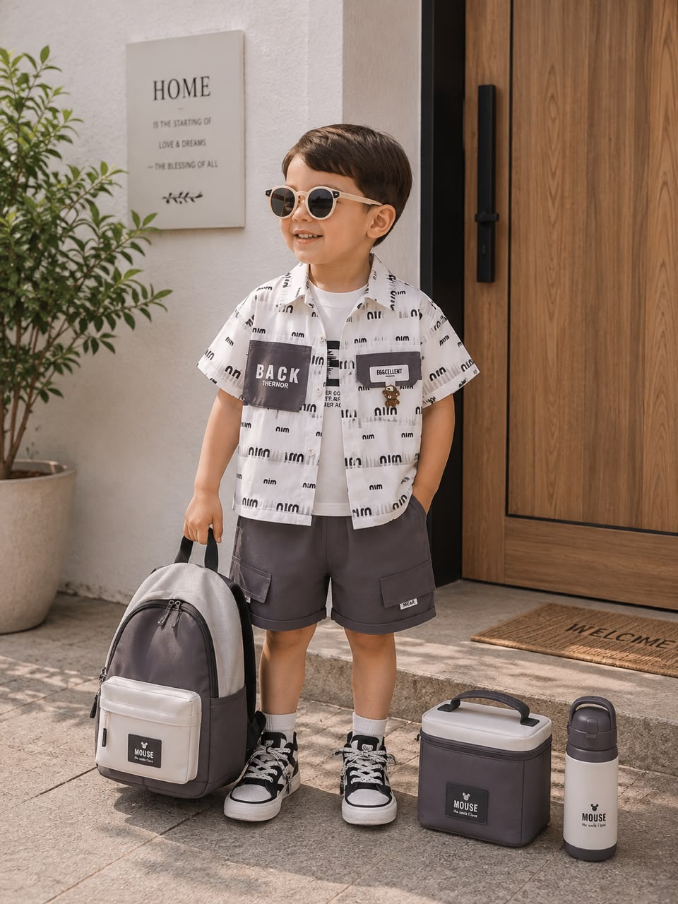ملابس أطفال BA2828 | مقاس 1 إلى 5