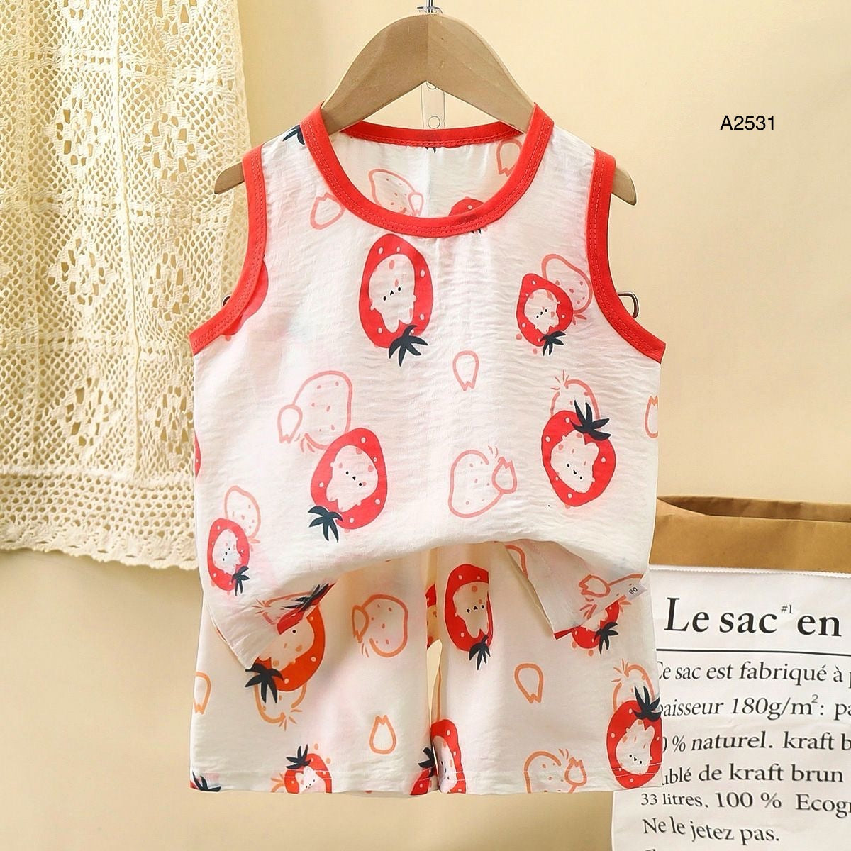 بيجامة أطفال BA2531 | مقاس 1 إلى 6