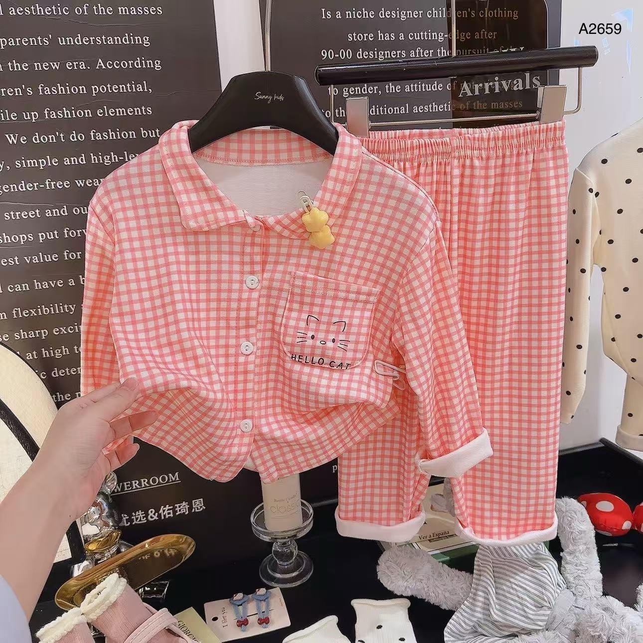 بيجامة أطفال BA2659 | مقاس 1 إلى 7