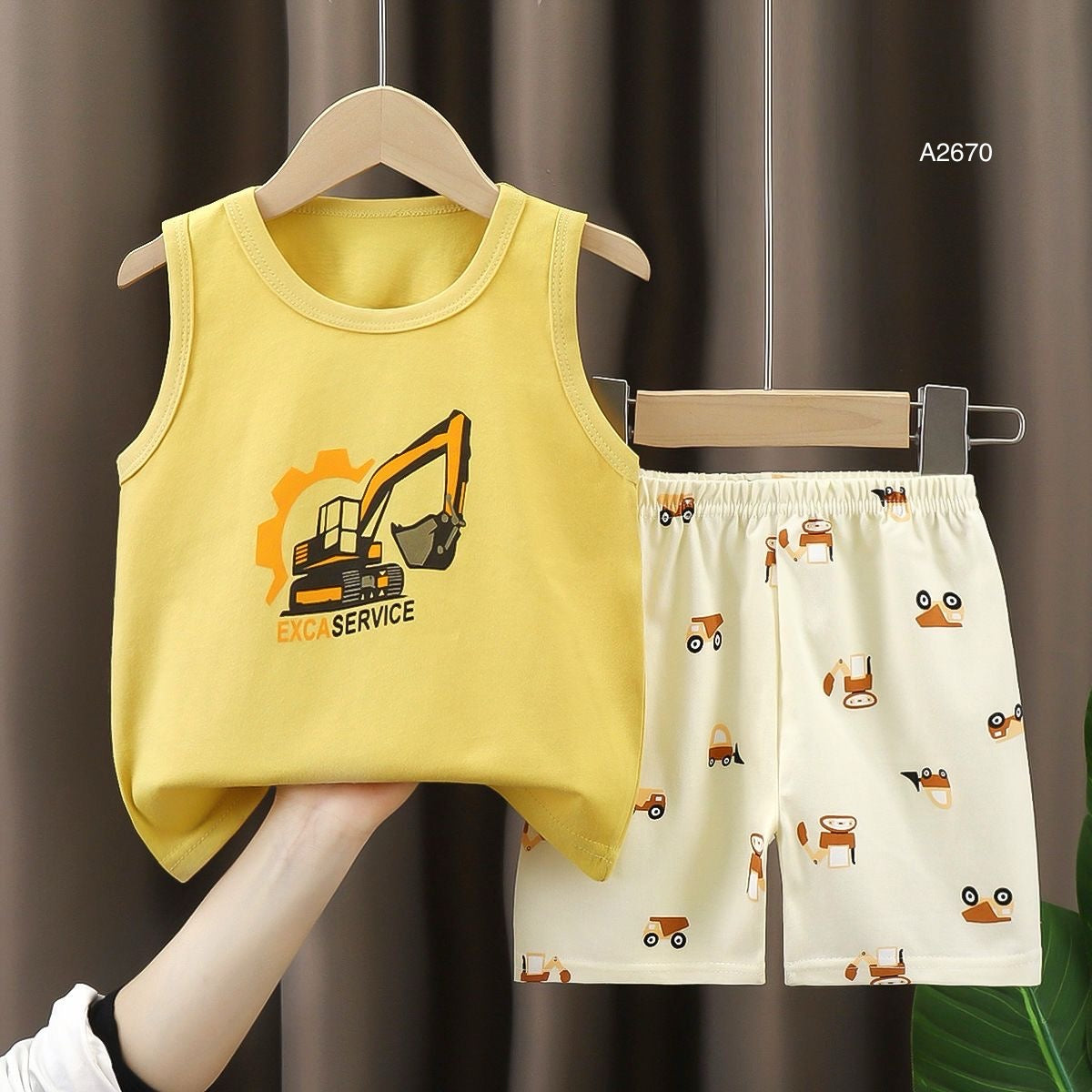 بيجامة أطفال BA2670 | مقاس 1 إلى 6