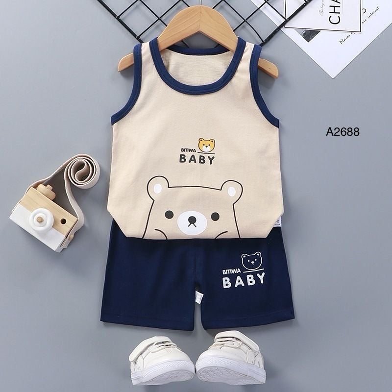 بيجامة أطفال BA2688 | مقاس 1 إلى 6